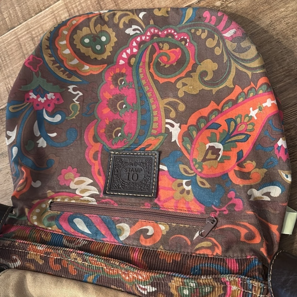 Stamp 10 Vintage Crossbody Handbag. 11”x11.5” Boho | Dopamine | Retro | Y2K - Picture 11 of 16